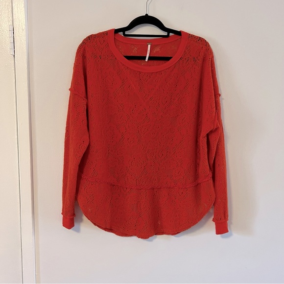 FREE PEOPLE “Not Cold in this Lace” Top - Picture 3 of 6